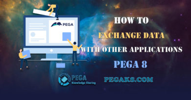 exchange data with other application pega 8