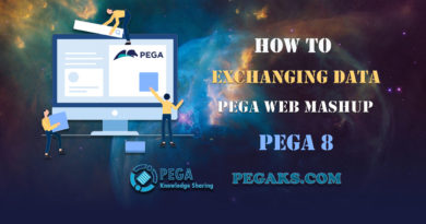Exchanging data pega web mashup in version 8